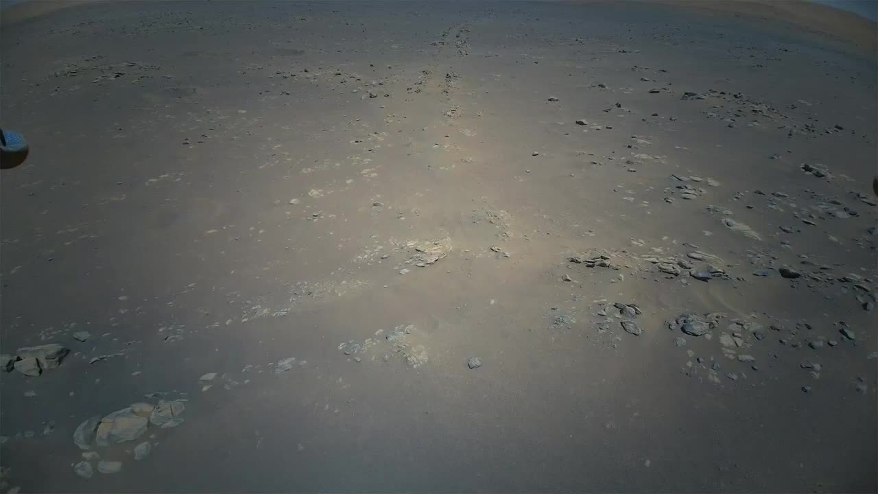 火星表面的古代文明？机智号火星直升机拍到这张照片